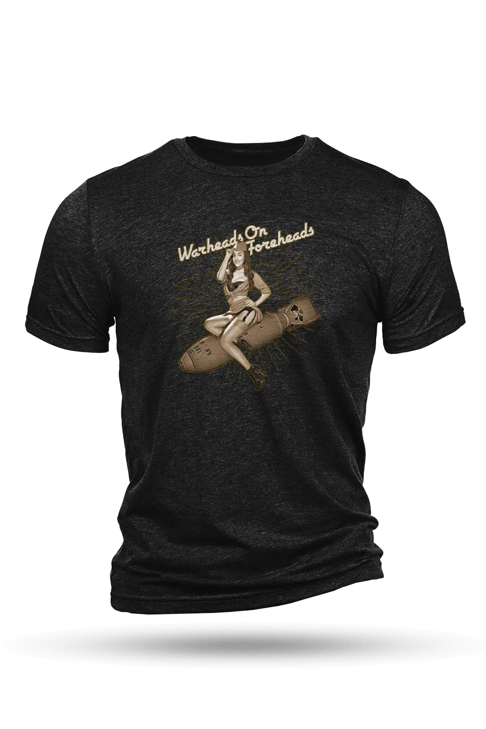Enlisted 9 - Tri-Blend T-Shirt - Warheads On Foreheads 1