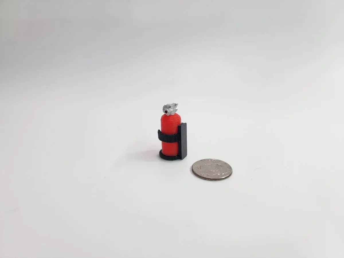 Erc10-3001 Fire Extinguisher 1/10 Scale Miniatures 1