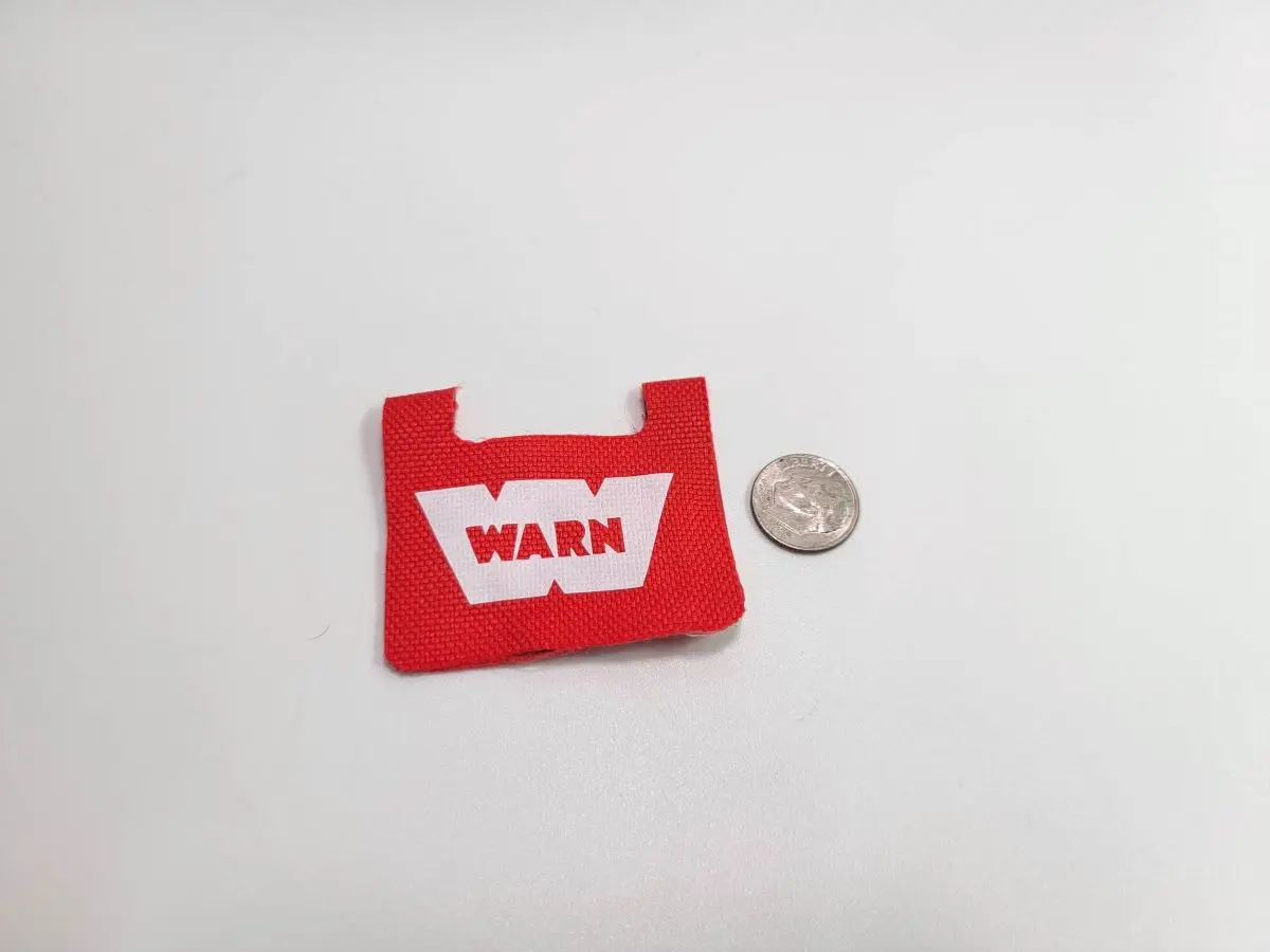 Erc10-3054  Warn Line Winch Dampener (Red) 1/10 Scale Miniatures 1