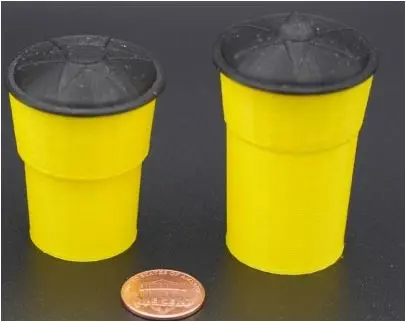 Erc24-1019 Sand Barrell Medium 2Pk 1/10 Scale Miniatures 1