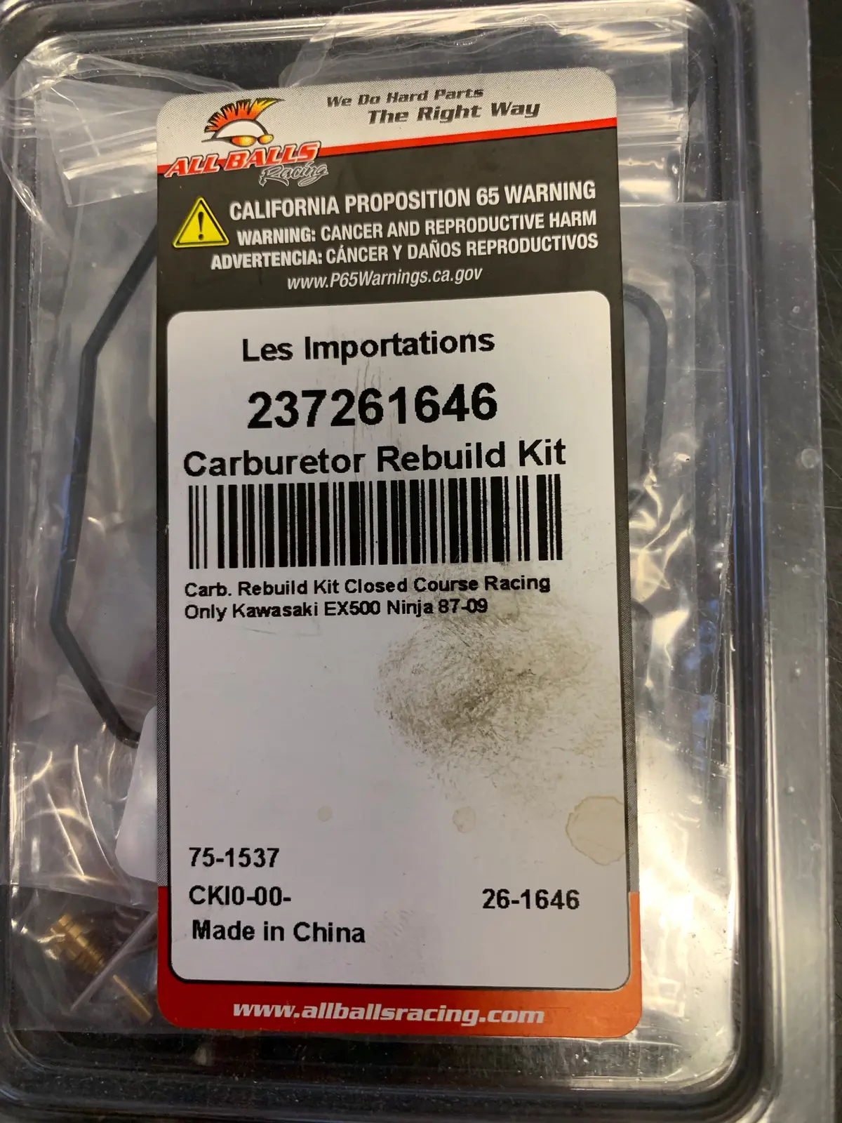 Ex500 Ninja Carb Kit 1