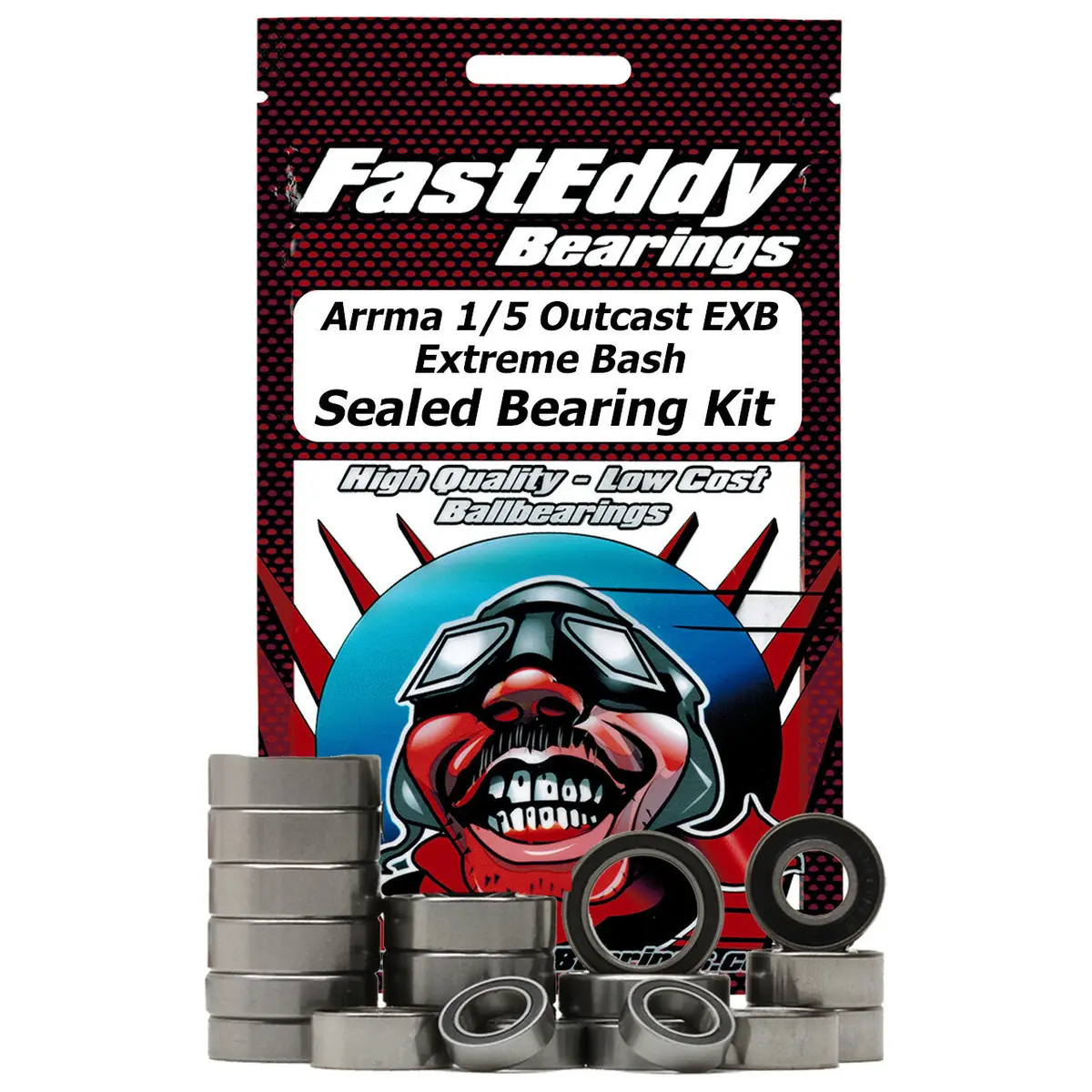 Tfe7193 Fast Eddy Arrma 1/5 Outcast Exb Extreme Bash Sealed Bearing Kit 1