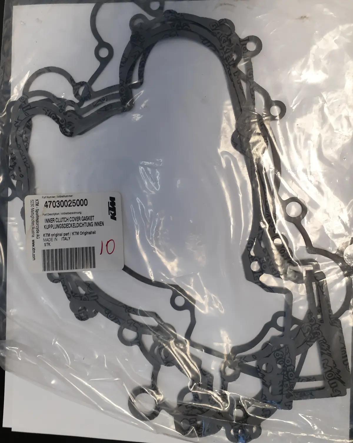 Ktm 85Sx 105Sx Inner Clutch Gasket 1