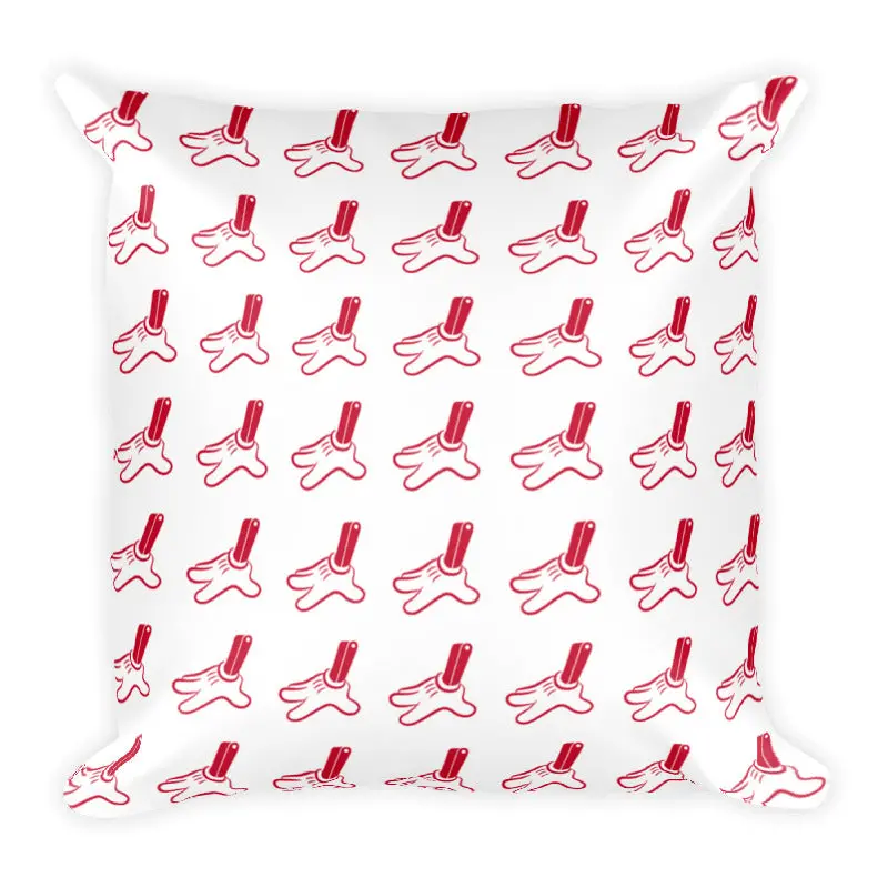 Silent Stage Gallery White "Give Me Your Hand" Pillow Limited Edition 1