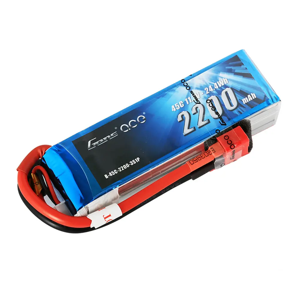 Gea22003s45d Gens Ace 2200Mah 3S1p 11.1V 45C Lipo Deans Plug Soft Case 1