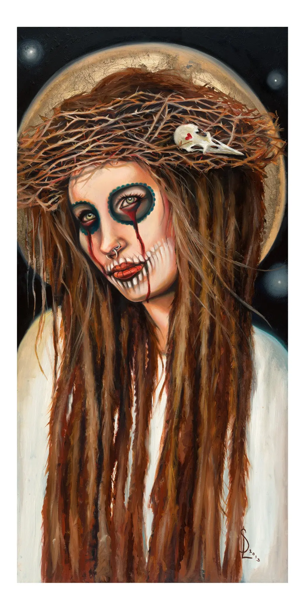 Sylvia Lizarraga "Girl Jesus" Giclee' Print 1