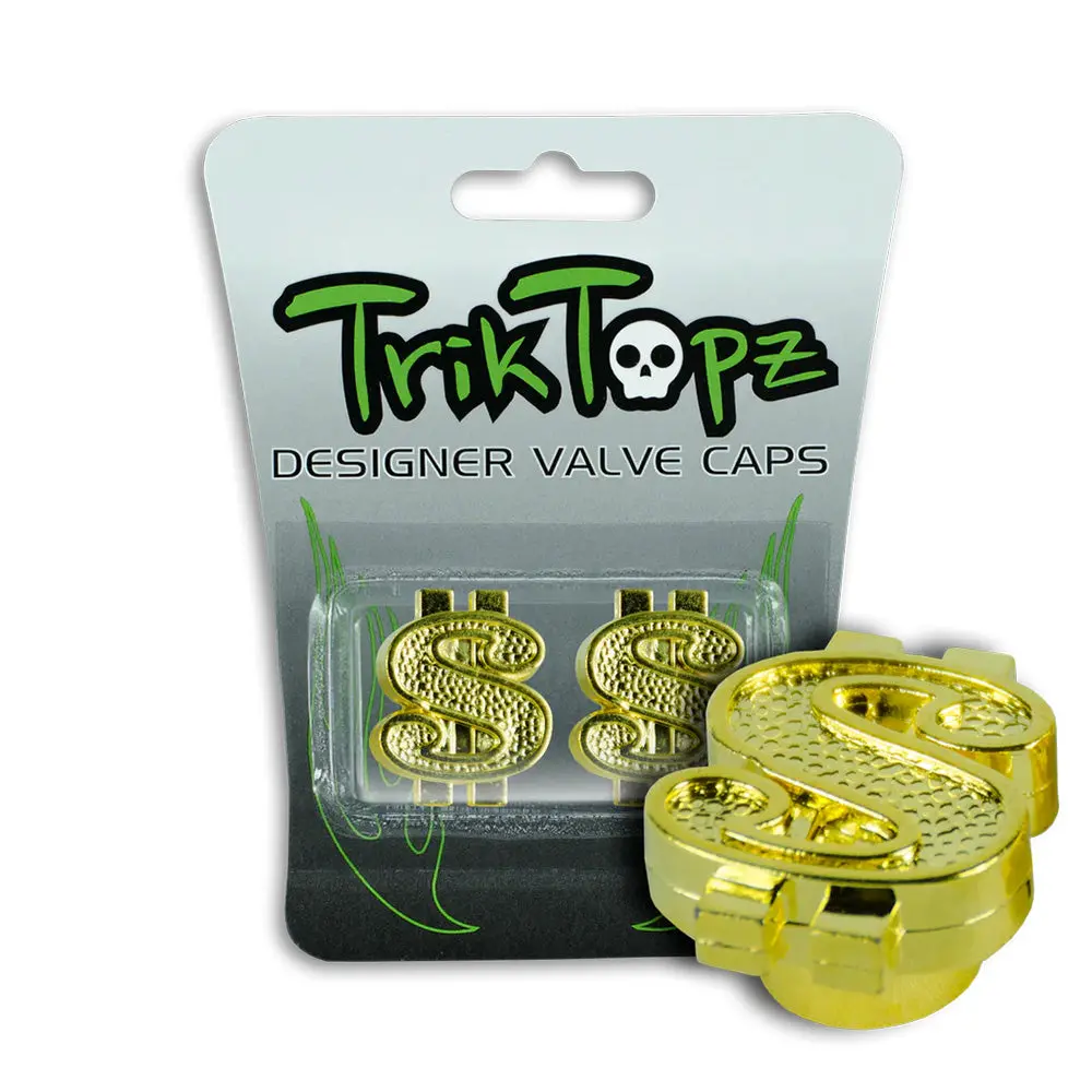 Triktopz Dollar Sign Schrader Valve Cap 1
