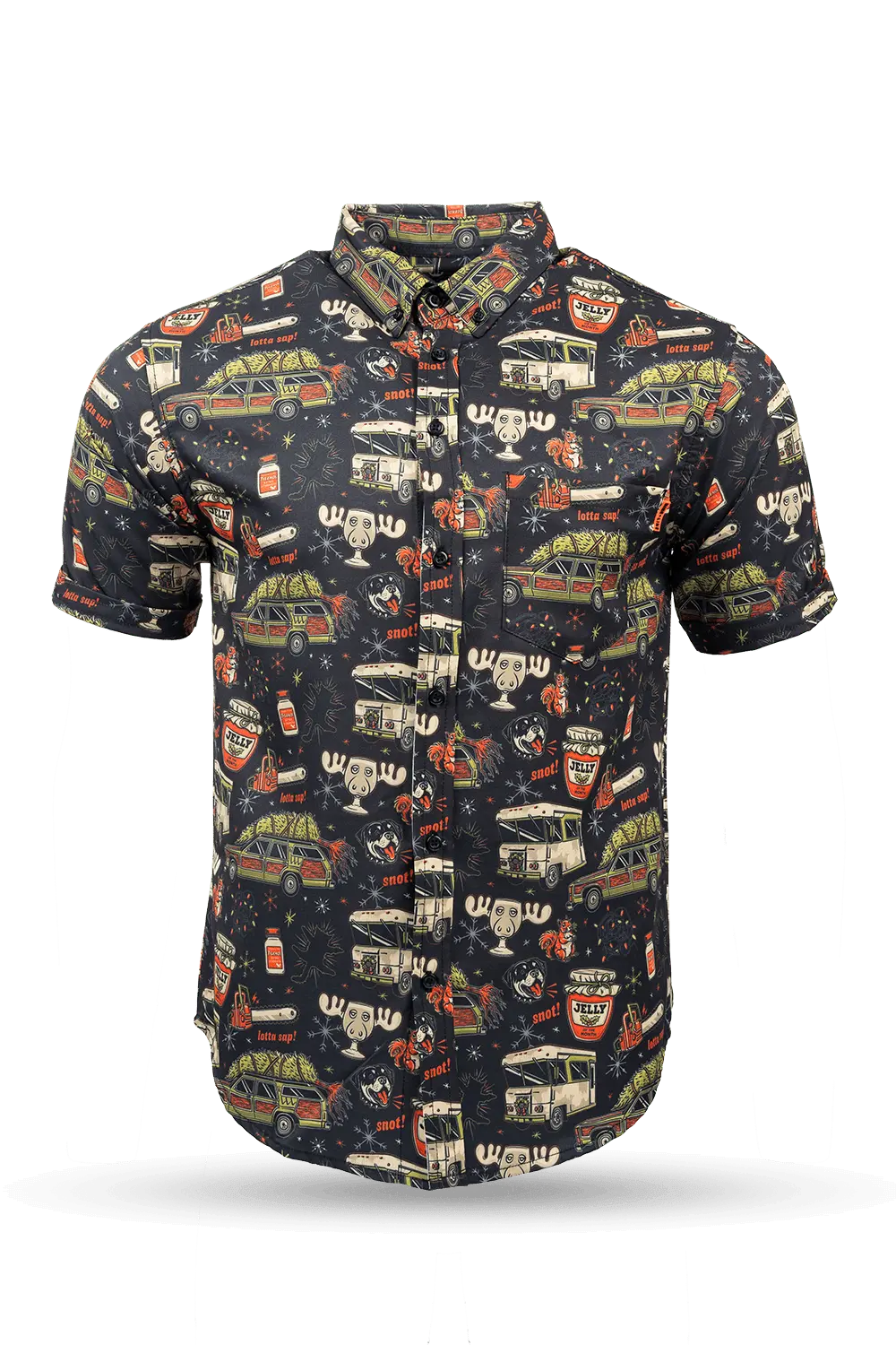 Lotta Sap Christmas -  Casual Button Down Shirt 1