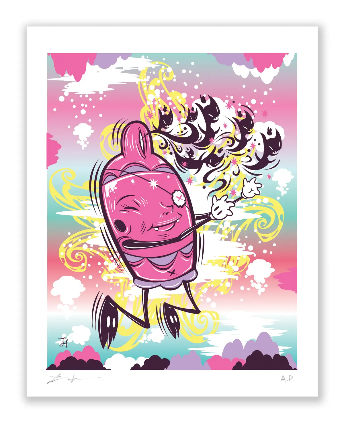 Thomas Han "Chasing Your Demons" Fine Art Print 1