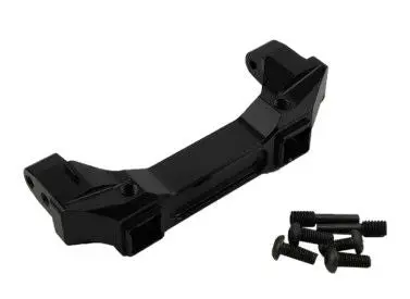 Hdtup02033a Hobby Details Traxxas Trx-4 Aluminum Front Bumper Mount - Black 1