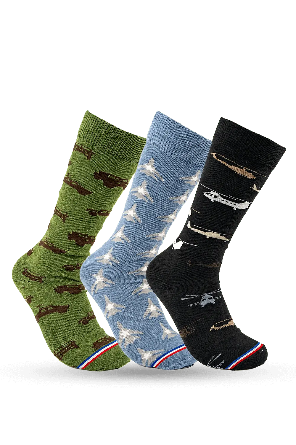 Heritage 3-Pack Bundle Crew Socks 1