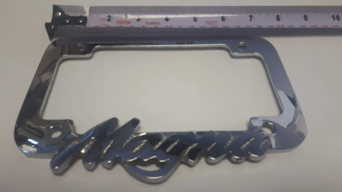 Honda Magna License Plate Frame 1