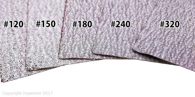 Hyperion Abrasive Sanding Paper A4 Size (3 Sheets) 1