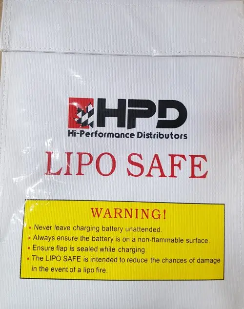 Lipo Safe Bag Hi-Performance Distributors 23X30cm 1