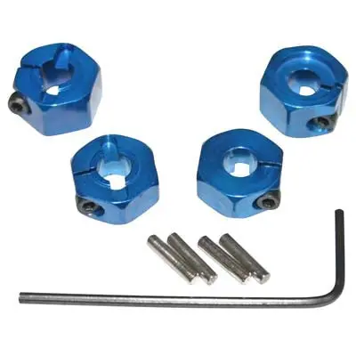 Te1006sl Blue Aluminum 12Mm Wheel Hex 2Wd (4) 1