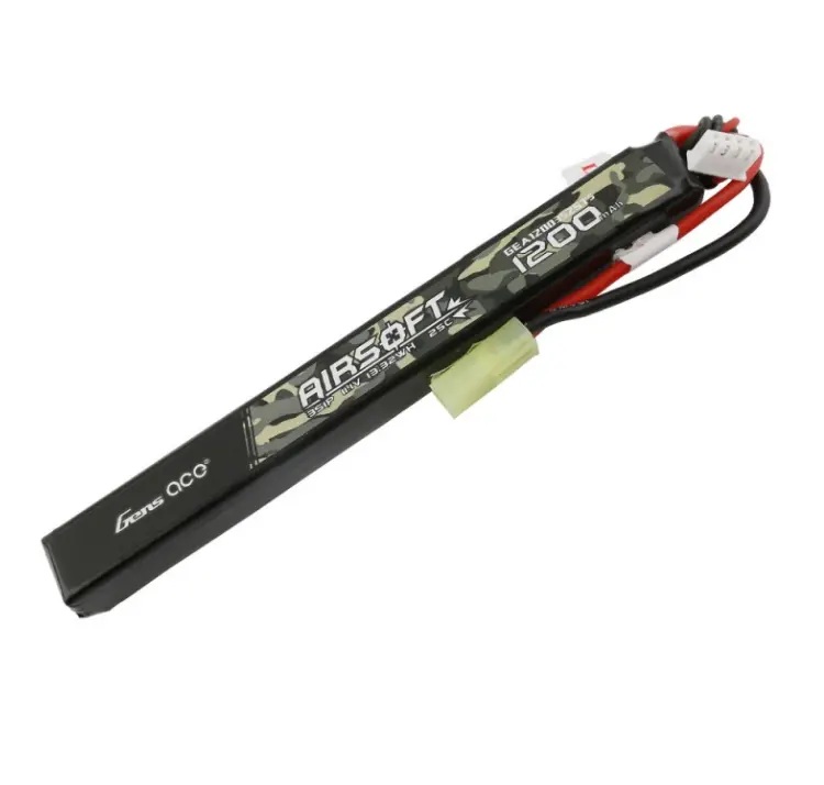 Gea12003s25ts Gens Ace 25C 1200Mah 3S1p 11.1V Slim Airsoft Gun Battery With Tamiya Plug 1