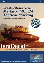 1:35 Israeli Defence Force Merkava Mk. 3/4 Tactical Marking 1