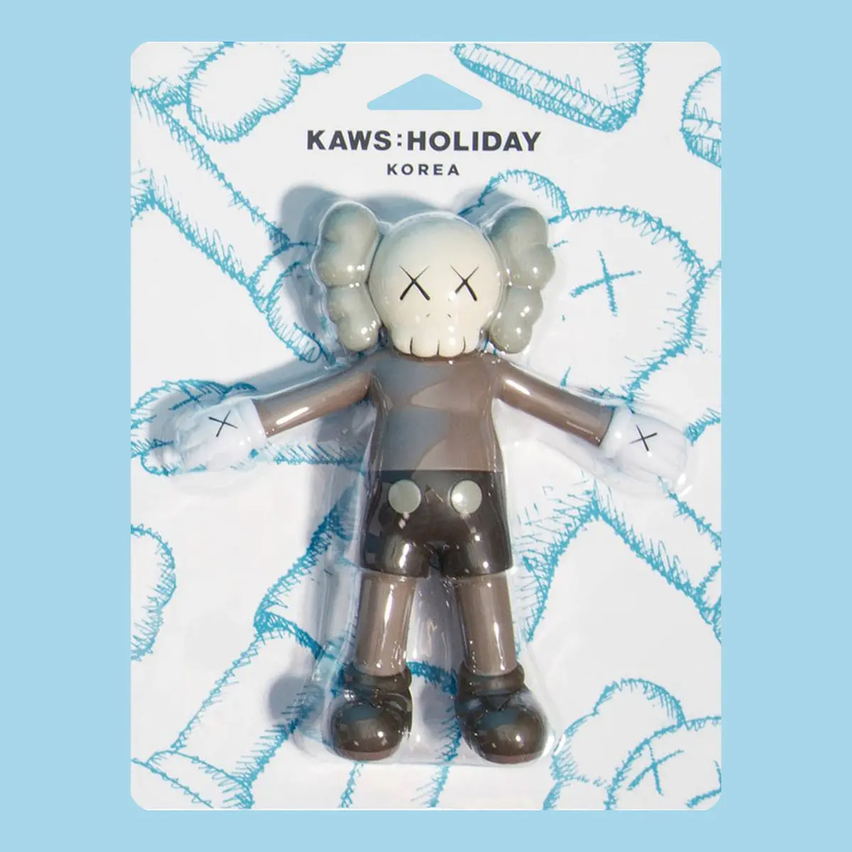 Kaws Holiday Korea Brown Bath Toy 1