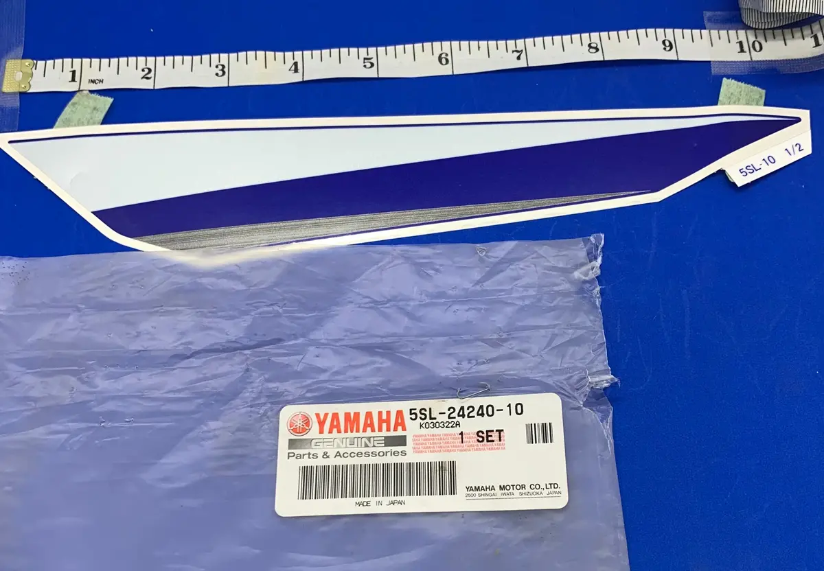 Yzfr6 Left Tank Decal 1