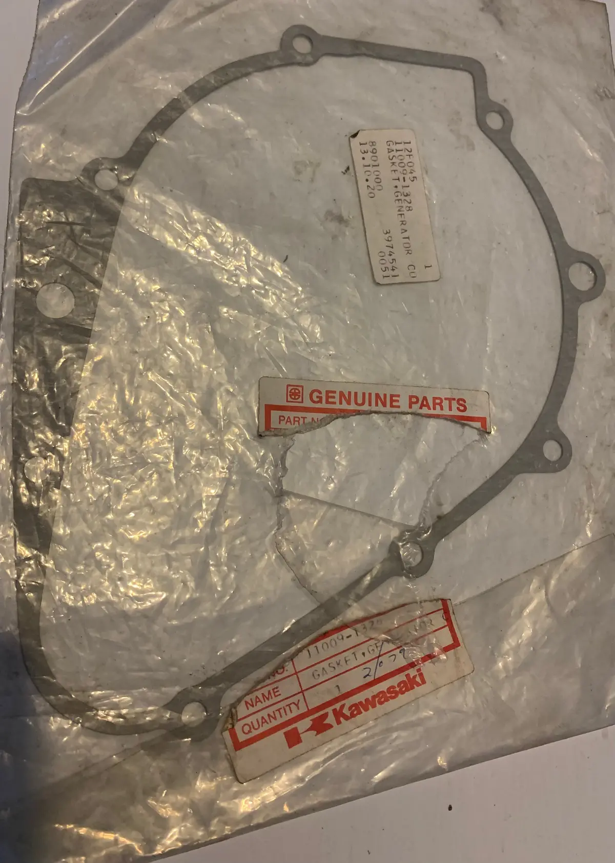 Kz750 Csr Generator Cover Gasket 1