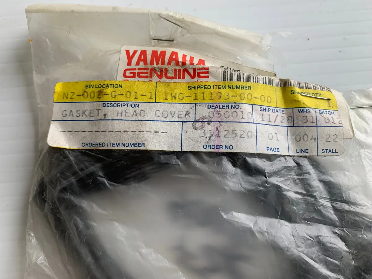 Fzr400 Fzr600 Head Cover Gasket 1
