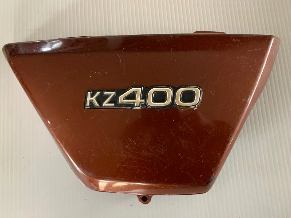 Kz400 Brown Right Side Cover 1