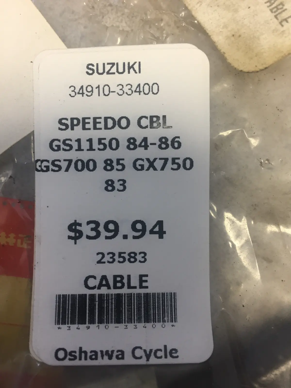 Gs700 Gs1150 Speedo Cable 1
