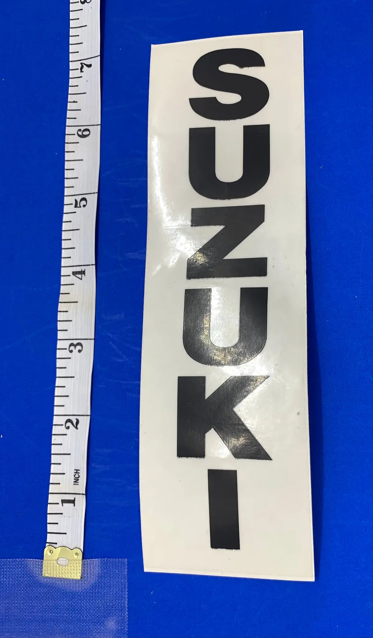 Suzuki Black Fork Decal 1