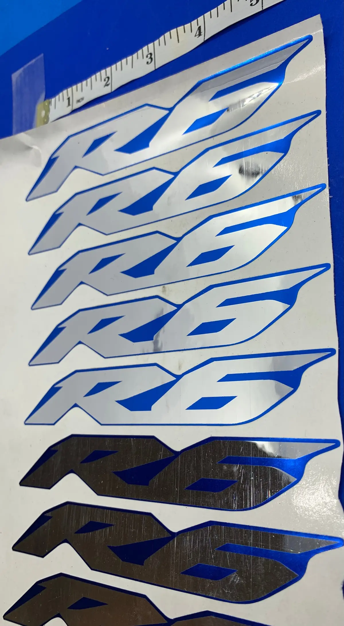 Yamaha R6 6" Sticker Sheet 1