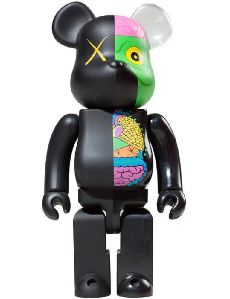 Kaws 400% Black Dissected Bearbrick 1