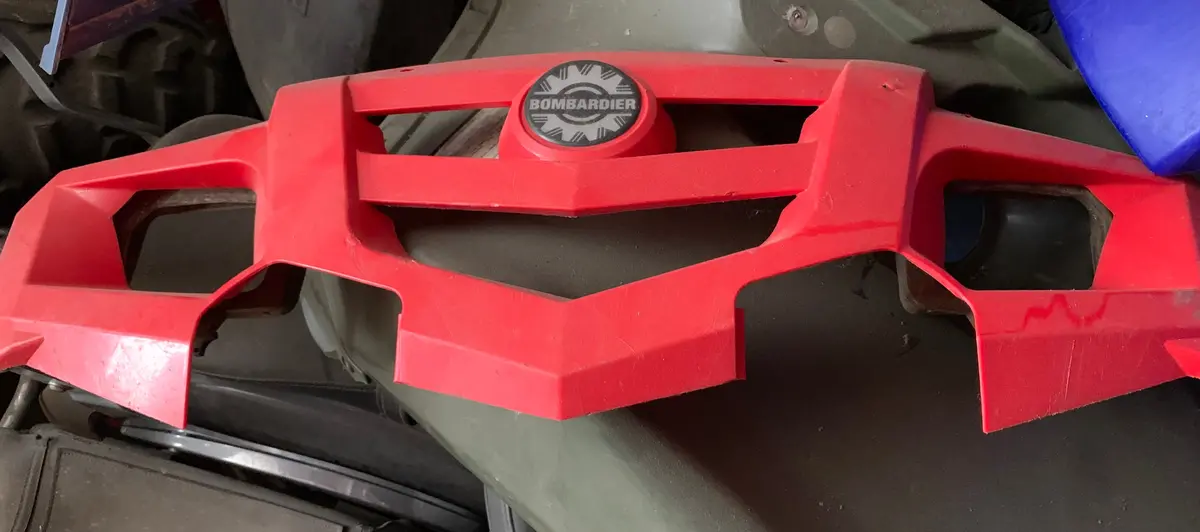 Outlander 400 Front Grill Cover 1