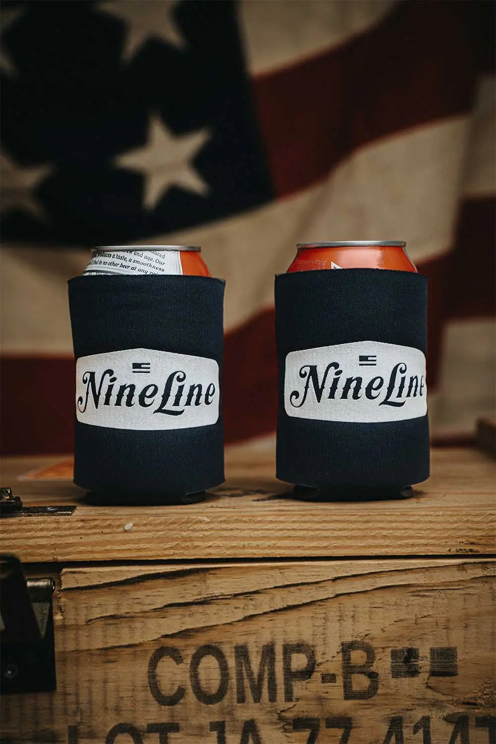 Insulated Beverage Holder - Classic Nine Line Logo 1