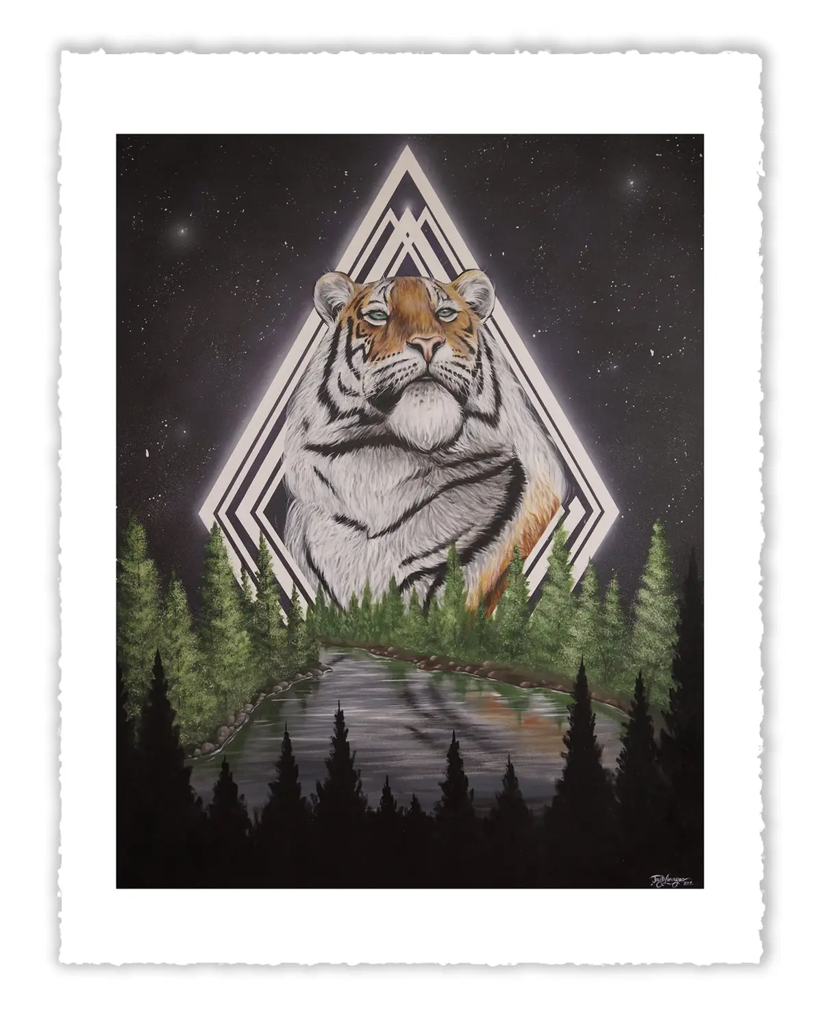 Jay2tatts "Stronger Than Yesterday" Fine Art Print 1