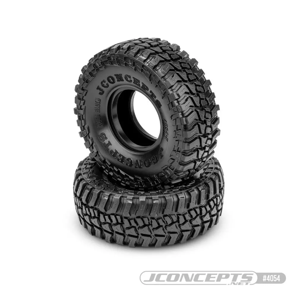 4054-02 Jconcepts Rock Block Green Com Class 2, 1.9"Scaler Tire 4.75"Od 1