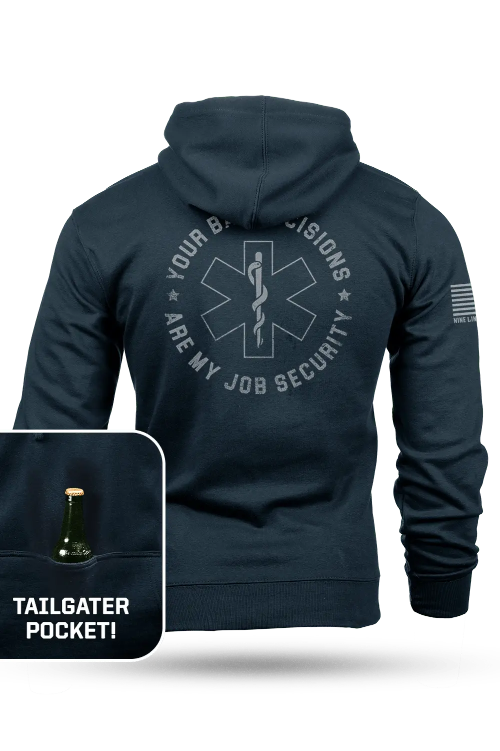 Job Security-  Tailgater Hoodie 1
