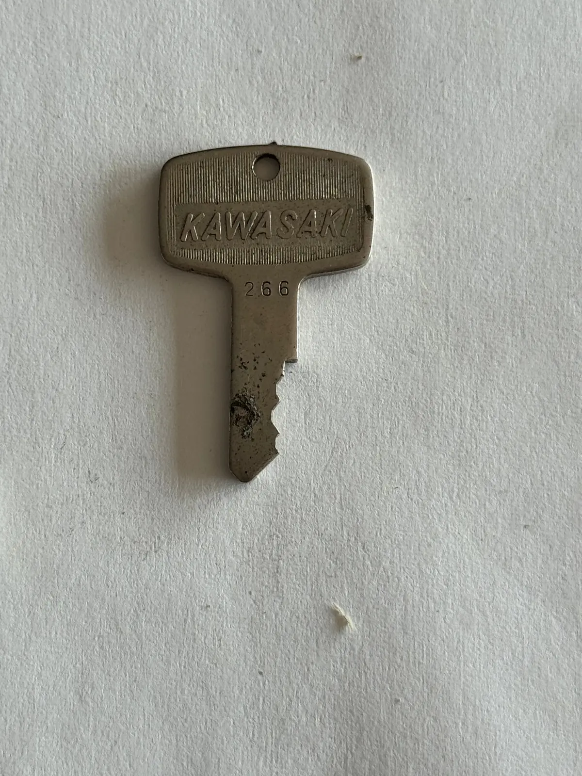 Vintage Kawasaki Key #266 1