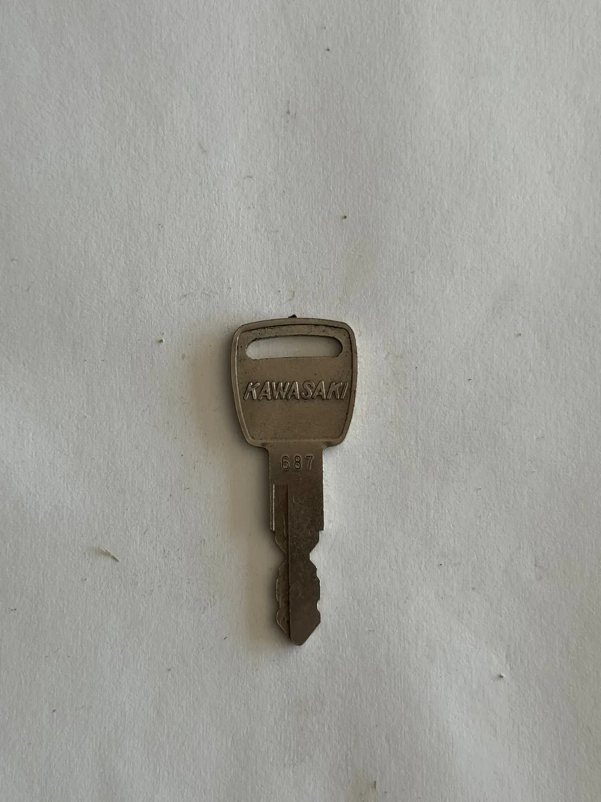 Vintage Kawasaki Key #687 1
