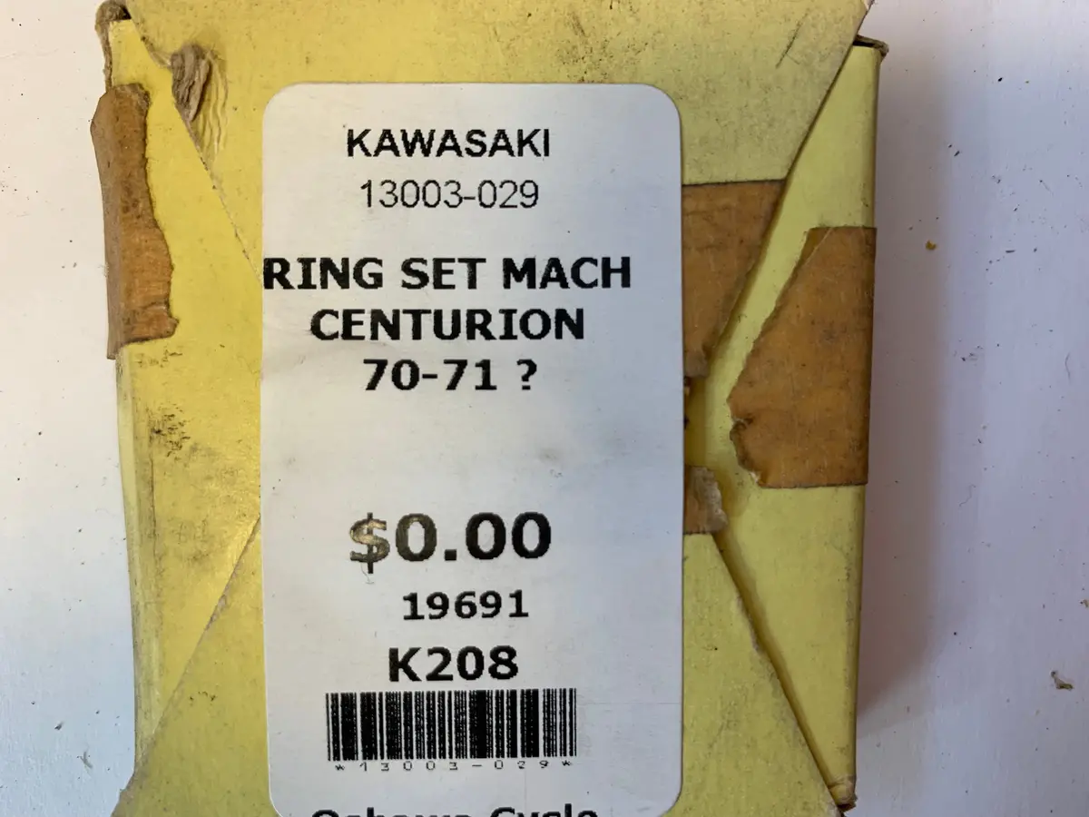 Kawasaki Piston Rings 13003-029 1