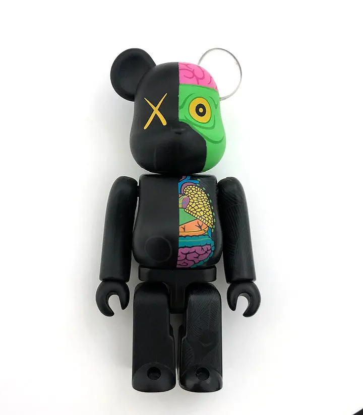 Kaws 100% Black Dissected Bearbrick - No Box 1