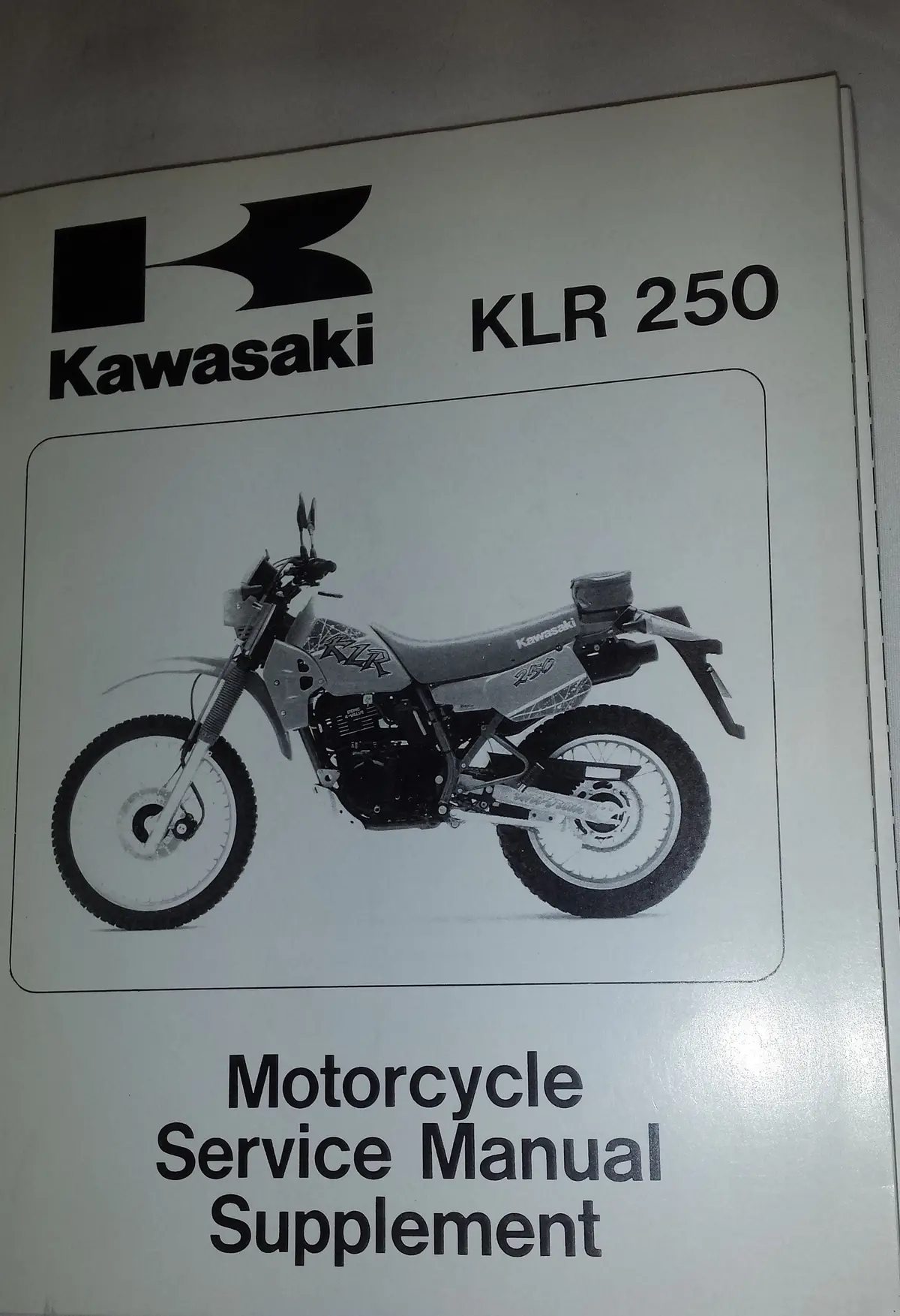 Klr250 Service Manual Supplement 1