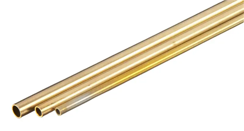 Kns5075 Brass Tube 3/32, 1/8, 5/32 Bendable (3) 1