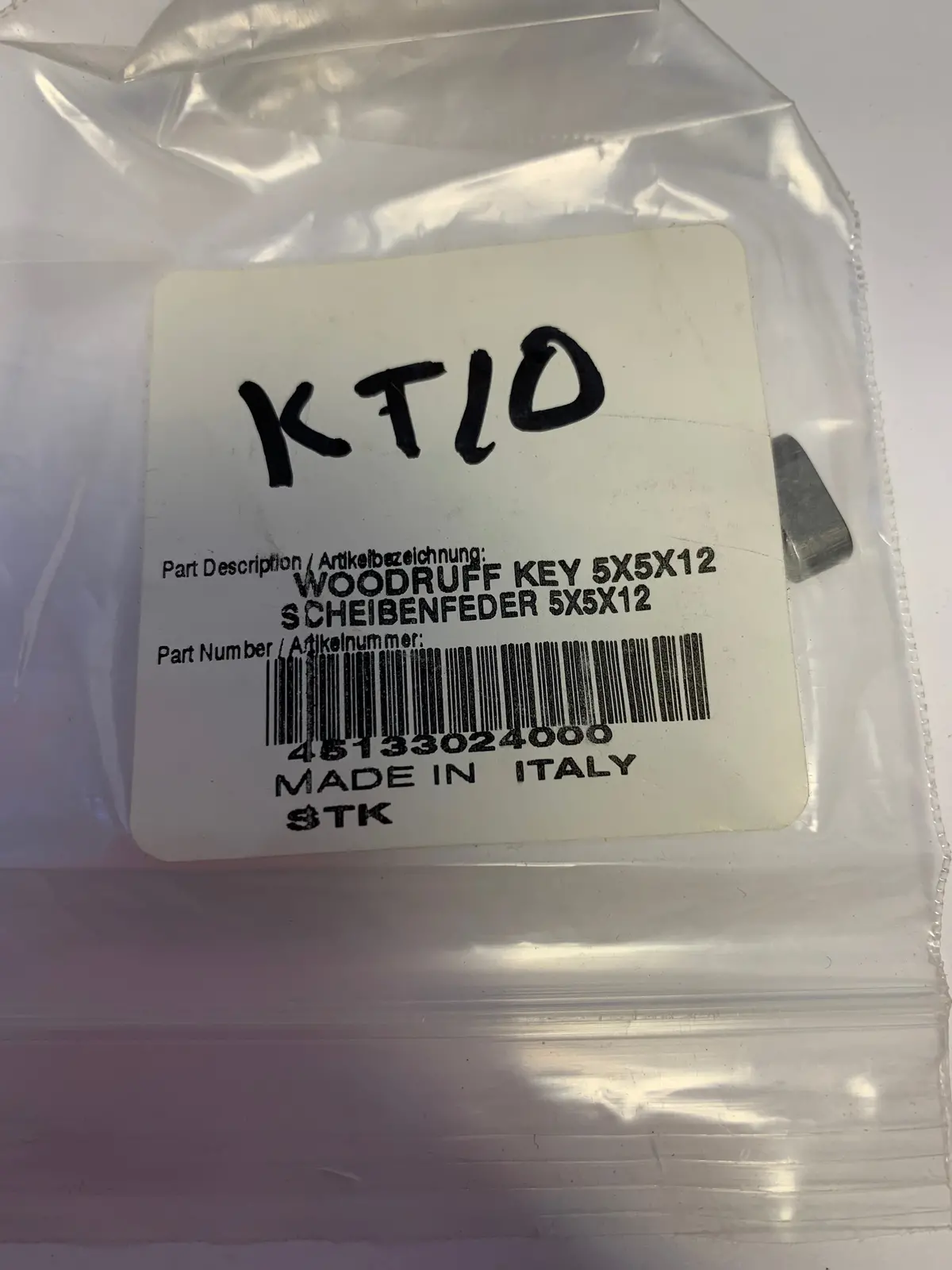 Ktm Woodruff Key 1