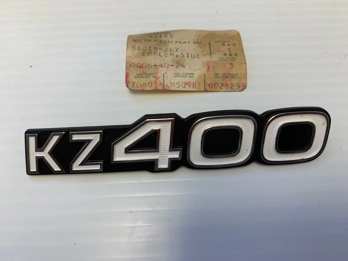 Kz400 Side Cover Emblem 1