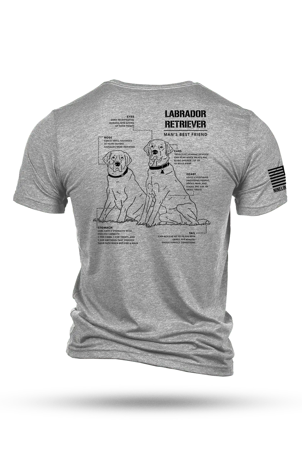 Labrador Schematic - T-Shirt 1