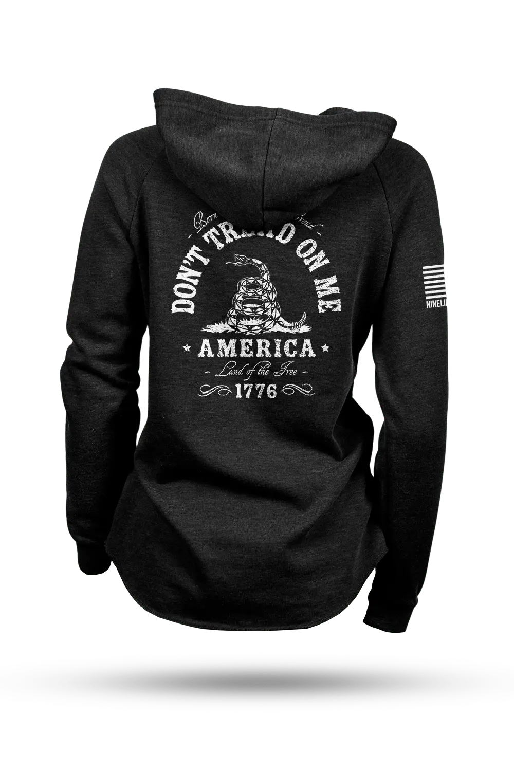 Don't Tread On Me - Lightweight Women's V-Neck Hoodie 1