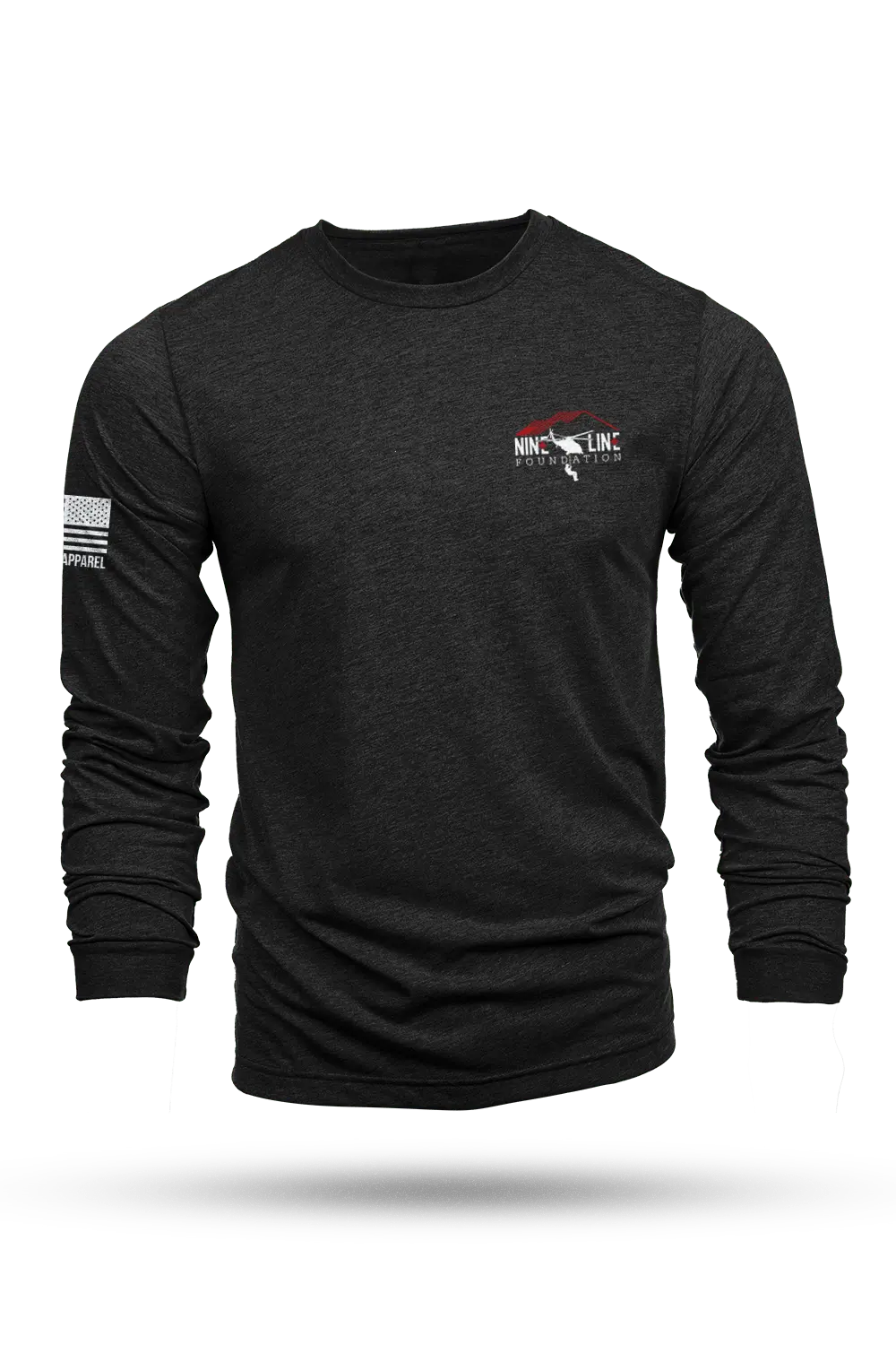 Long Sleeve Tri-Blend - Nine Line Foundation 1