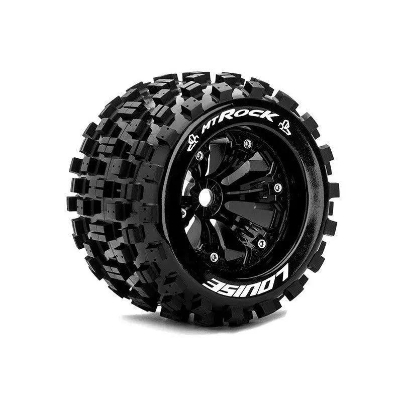 L-T3277b Louise Tire & Wheel Mt-Rock 3,8" Black (2) 1