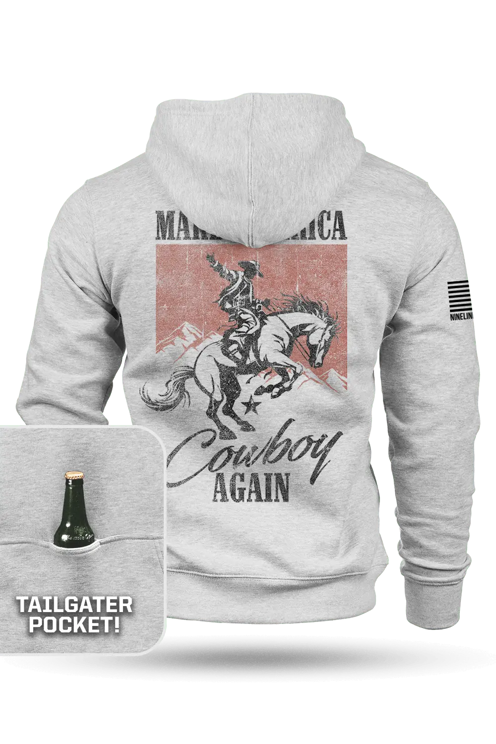 Make America Cowboy Again - Tailgater Hoodie 1