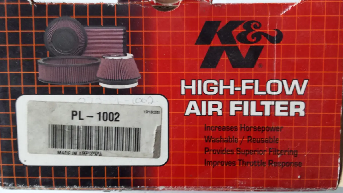 K&N Polaris Atv Air Filter Pl-1002 1