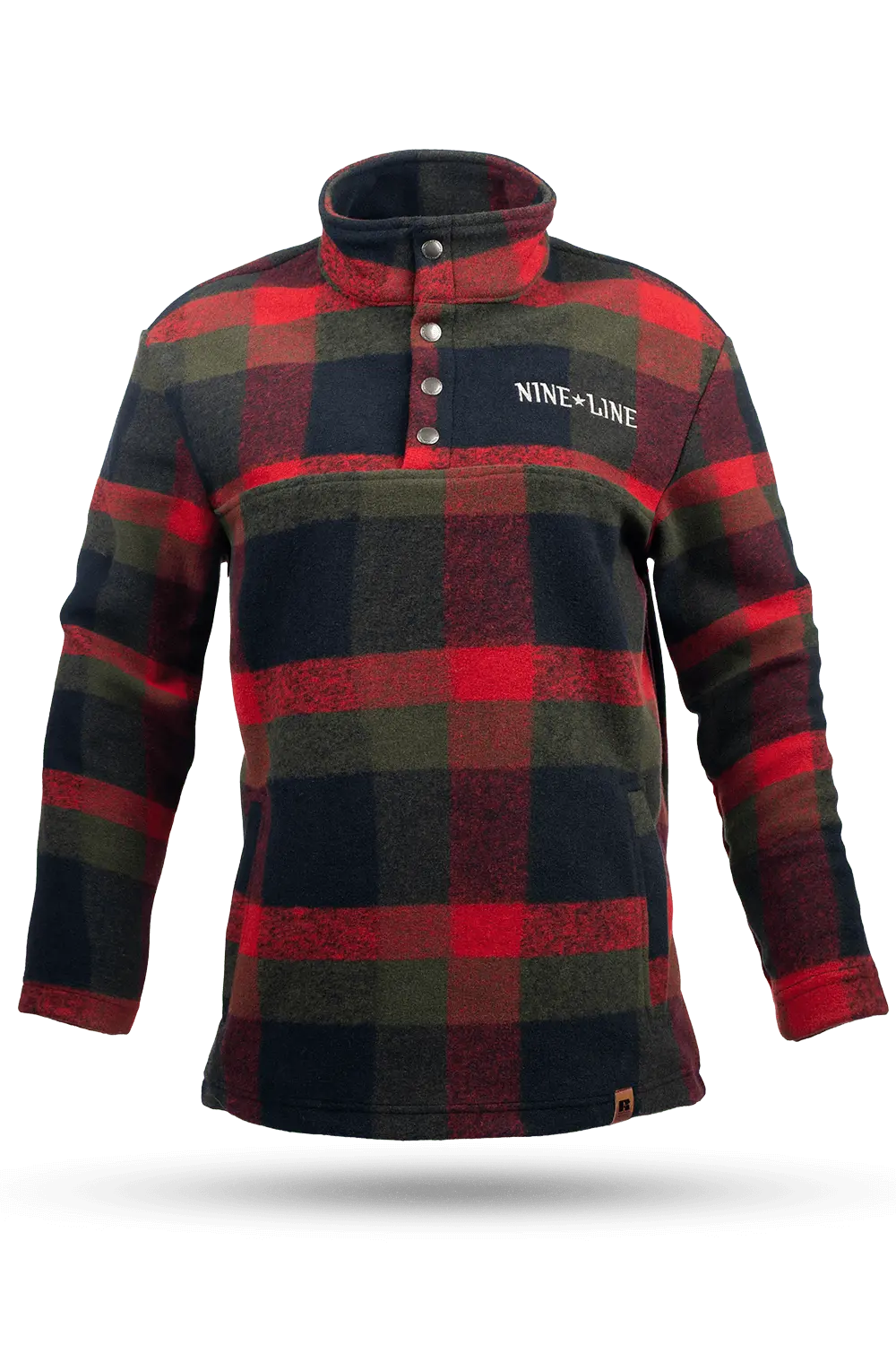 Flannel Snap Pullover 1